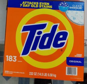 Tide Original Detergent Powder 6.58 Kg 183 loads
